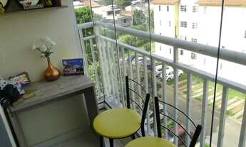 Imagem 2: Apartamento com 68m², 3 dormitórios, sacada e 1 vaga no Jardim Santo André, em Santo André