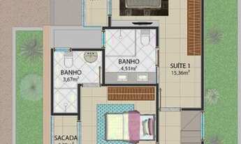 Imagem 4: Casa Venda 138m² 3 quartos em Campeche - Florianópolis - SC