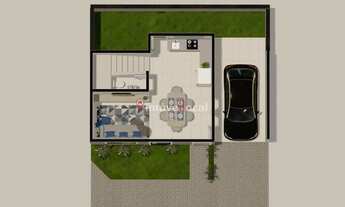 Imagem 5: Lançamento de sobrados à venda no bairro, Xaxim, Curitiba-PR por R$ 425.000 - Rua Catarina