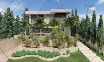 Imagem 4: Maravilhosa casa em um dos melhores condomínios de Alpahville, com 4 suites, piscina, área