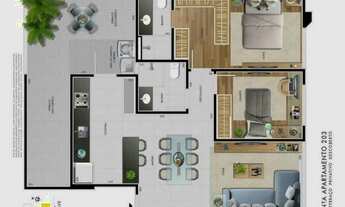 Imagem 5: Apartamento à venda, 2 quartos, 1 suíte, 2 vagas, Castelo - Belo Horizonte/MG