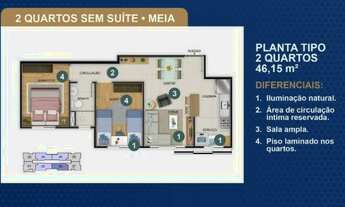 Imagem 3: Melhor Lançamento do Bairro Palmeiras - 2 Quartos 1 Vaga