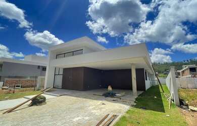 Imagem 2: Casa linear de 265m² em final de obra à venda no Alphaville Lagoa dos Ingleses