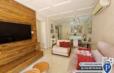 Imagem 4: Apartamento para venda com 114 metros quadrados com 2 quartos em Pompéia - Santos - SP