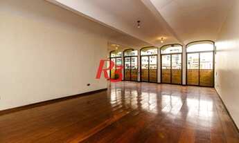Imagem 2: Amplo apartamento para venda ou locação, 4 dormitórios - 270m² - Na Vila Rica em Santos/SP