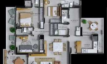 Imagem 5: Imóvel para venda possui 150m², 03 suites, 03 vagas de garagem em Batista Campos - Belém