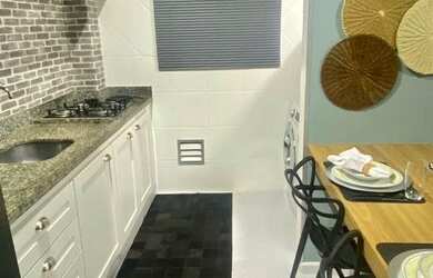 Imagem 6: Apartamento de 01 quarto com sacada com churrasqueira à 150 m do mar dos Ingleses, Florian