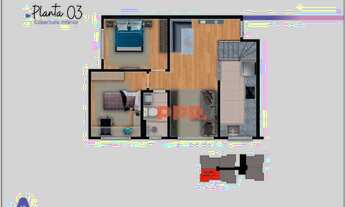 Imagem 3: Cobertura à venda, 96 m² por R$ 406.272,80 - Novo Horizonte - Sabará/MG