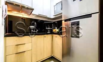 Imagem 2: Apartamento no modelo Studio com cozinha no Itaim