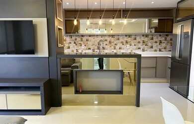 Imagem 4: Amplo apartamento mobiliado na Praia de Palmas - Governador Celso Ramos - SC