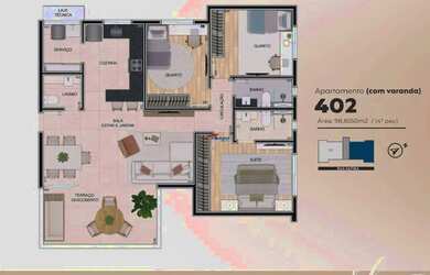 Imagem 7: EXCELENTE LANÇAMENTO APRTAMENTO 3 QUARTOS, LAZER, 2 VAGAS