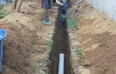 Imagem 7: Casa laje, toda embolsada,murada e esgoto pronto , tel