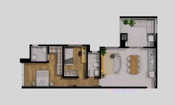 Imagem 7: Apartamento para venda com 64 metros quadrados com 2 quartos