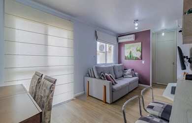 Imagem 3: Apartamento com 2 dormitórios e 1 vaga de garagem escriturada no Bairro Humaitá