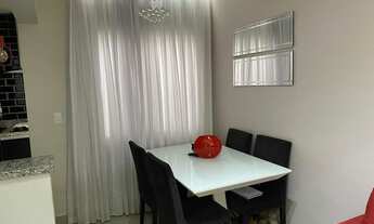 Imagem 3: Sobr condomínio fechado na Chácara Mafalda com3 dorm 1 suíte com sacada banheiro sala lava