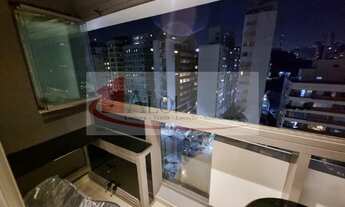 Imagem 7: Studio finamente mobiliado e com ar condicionado em andar alto. Ao lado do metrô Oscar Fre