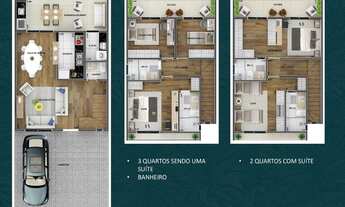Imagem 4: NOVO CONDOMÍNIO NO URBANOVA-110m2- SOBRADOS SERÃO ENTREGUES PRONTOS-3 DORMITÓRIOS C/ VARAN