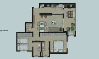 Imagem 2: Apartamento para Venda em Ribeirão Preto, Vila Ana Maria, 2 dormitórios, 2 suítes, 3 banhe