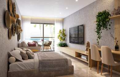 Imagem 3: Apartamento para venda com 29 metros quadrados com 1 quarto em Centro - Tamandaré - PE