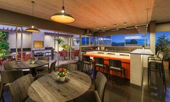 Imagem 7: Moderno edifício tipo Studio com suíte e varanda a beira-mar