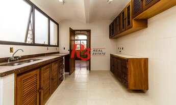 Imagem 7: Amplo apartamento para venda ou locação, 4 dormitórios - 270m² - Na Vila Rica em Santos/SP