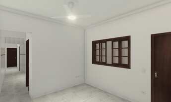 Imagem 3: Thamir)02 dormitórios fino acabamento com churrasqueira e quintal nos fundos