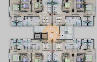 Imagem 7: Apartamento com 3 dormitórios à venda, 80 m² por R$ 620.000,00 - Nova Suíssa - Belo Horizo