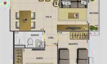 Imagem 6: Apartamento para venda possui 52 metros quadrados com 2 quartos em Cordovil - Rio de Janei