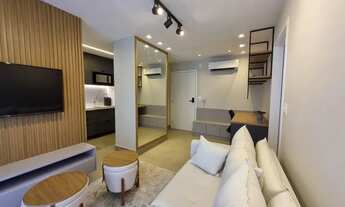 Imagem 2: Apartamento com 1 dormitório mobiliado para alugar no Boqueirão - Santos/SP