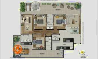 Imagem 6: APARTAMENTO À VENDA NO BAIRRO CASTELO, 4 QUARTOS, 2 VAGAS, LAZER, PRÉDIO COM ELEVADOR, CON