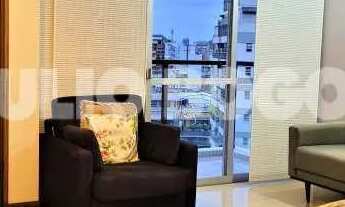 Imagem 5: Apartamento à venda no Leblon de sala e quarto com varanda andar alto e infra