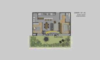 Imagem 2: Apartamento Garden à venda, 79 m² por R$ 1.224.000,00 - Santa Felicidade - Curitiba/PR