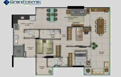 Imagem 4: Apartamento 3 quartos em Praia da Costa