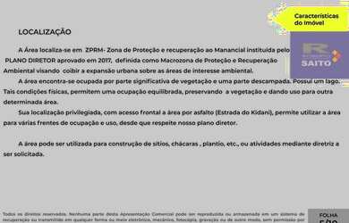 Imagem 5: Área em Zona de Proteção Ambiental