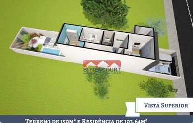 Imagem 2: Sobrado com 3 dormitórios à venda, 103 m² por R$ 385.000,00 - Jardim Europa - Campo Limpo