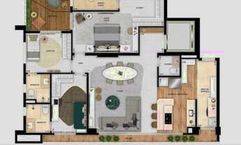 Imagem 6: Apartamento para venda possui 136 metros quadrados com 3 quartos em Setor Sul - Goiânia