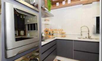 Imagem 5: Apartamento Duplex com 3 dormitórios à venda, 130 m² por R$ 1.272.000,00 - Vila Galvão - G