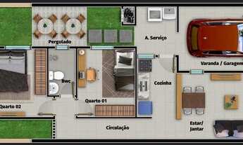Imagem 7: Oportunidade Residencial Pompéia Casas Térreas em Natal/RN