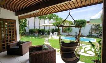 Imagem 2: Linda Casa com 243m² de área construida - rustica, 3suites, bastante arborizadas , piscina