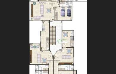 Imagem 4: Apartamento com 2 dormitórios à venda, 64 m² por R$ 280.000,00 - Bom Pastor - Juiz de Fora