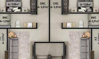 Imagem 2: Apartamento com 2 dormitórios à venda, 83 m² por R$ 310.000,00 - Centro - Navegantes/SC