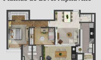 Imagem 3: Apartamento para venda tem 95 metros quadrados com 2 quartos