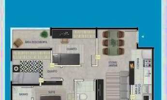 Imagem 4: Apartamento com Área Privativa 3 quartos, Suite, Varanda, 62,92m² - Estoril