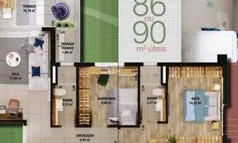 Imagem 3: Apartamento com 2 dormitórios à venda, 90 m² por R$ 1.125.000 - Ponta da Praia - Santos/SP