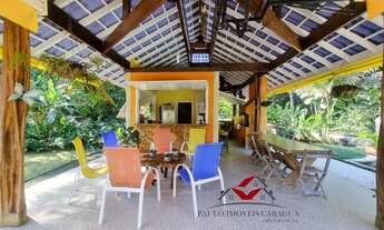 Imagem 3: Sobrado em condomínio para venda possui 544 m² com 4 suítes e piscina - Massaguaçu - Carag