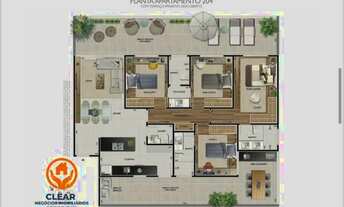 Imagem 7: APARTAMENTO À VENDA NO BAIRRO CASTELO, 4 QUARTOS, 2 VAGAS, LAZER, PRÉDIO COM ELEVADOR, CON