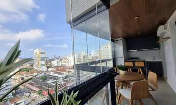 Imagem 5: Apartamento com 1 dormitório mobiliado para alugar no Boqueirão - Santos/SP