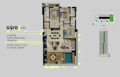 Imagem 2: Opus Gyro Ricardo Paranhos - Apartamento 3 quartos, sendo 3 suítes