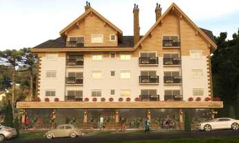 Imagem 2: Apartamento na Rua São Pedro em Gramado, com 2 suítes + lavabo e vaga de garagem