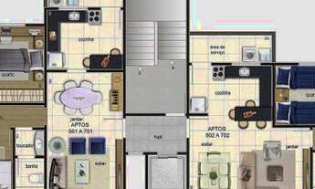 Imagem 5: Melhor 3 Quartos Suíte 1 ou 2 Vagas - 72 e 79 m² - Acabamento Alto Padão